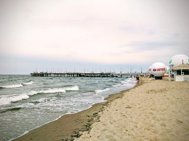 pier beach gdańsk