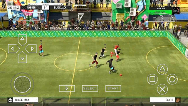 Download FIFA STREET 2021 PPSSPP Android Offline 160Mb Best Graphics