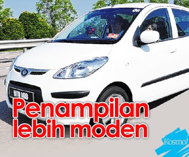 Hyundai model i10 - Penampilan lebih moden