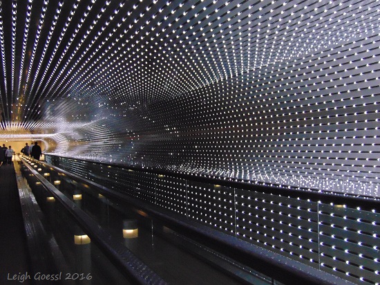 Multiverse light tunnel at National Gallery of Art