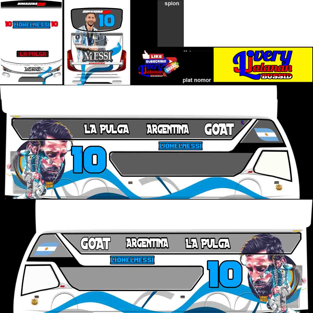 template bussid messi