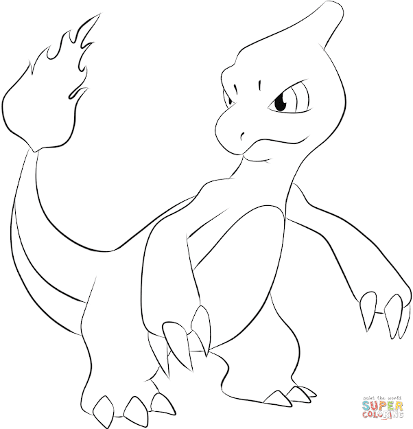 Click The Charmeleon Coloring Pages To View Printable Version Or Color It  Online Patible With Ipad And Android Tablets