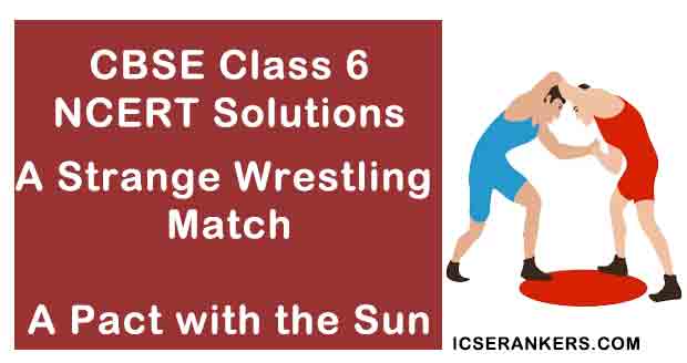 NCERT Solutions for Class 6th English Chapter 10 A Strange Wrestling Match