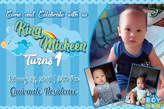 This invitation is best to use for the christening, baby shower, baby naming, and gender reveal parties.