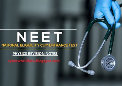 NEET physics short revision notes pdf