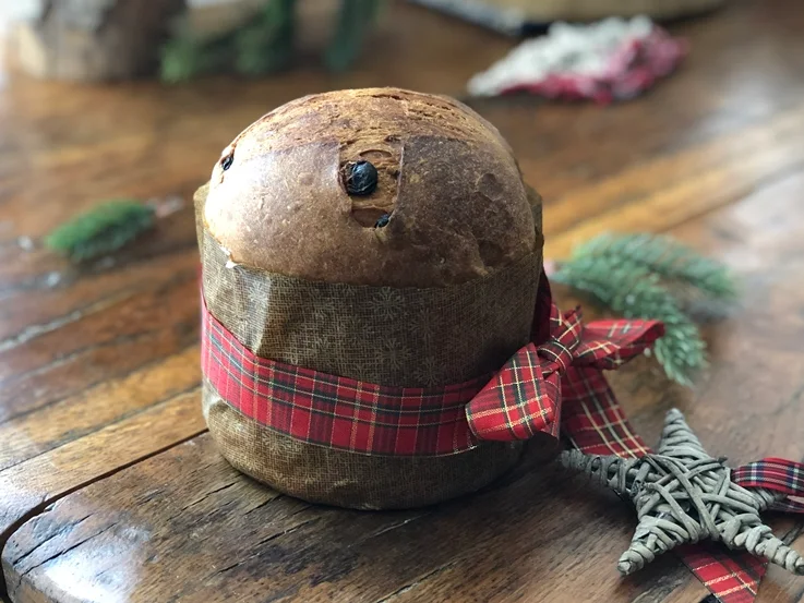 Panettone con masa madre sólida