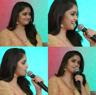 Keerthy Suresh at FB Live Streaming 3