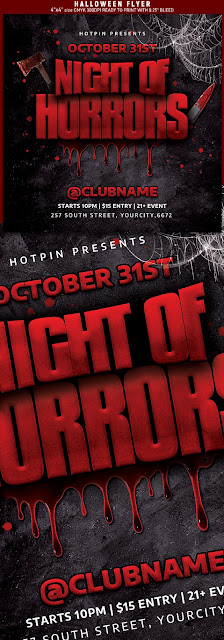  Halloween Party Flyer Template