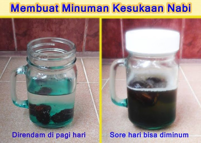 Inilah Air Nabeez, Minuman Sari Buah Kesukaan Nabi SAW...Begini Cara Membuatnya...