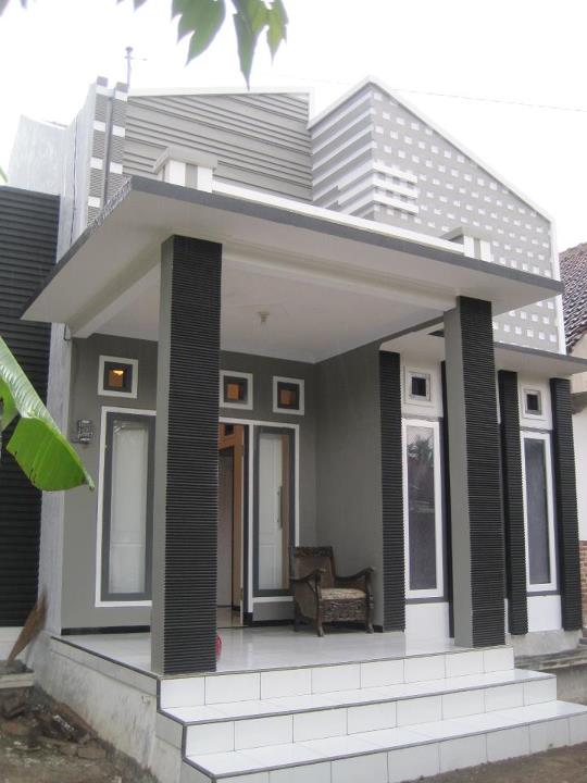 Desain Rumah Minimalis Warna Hijau