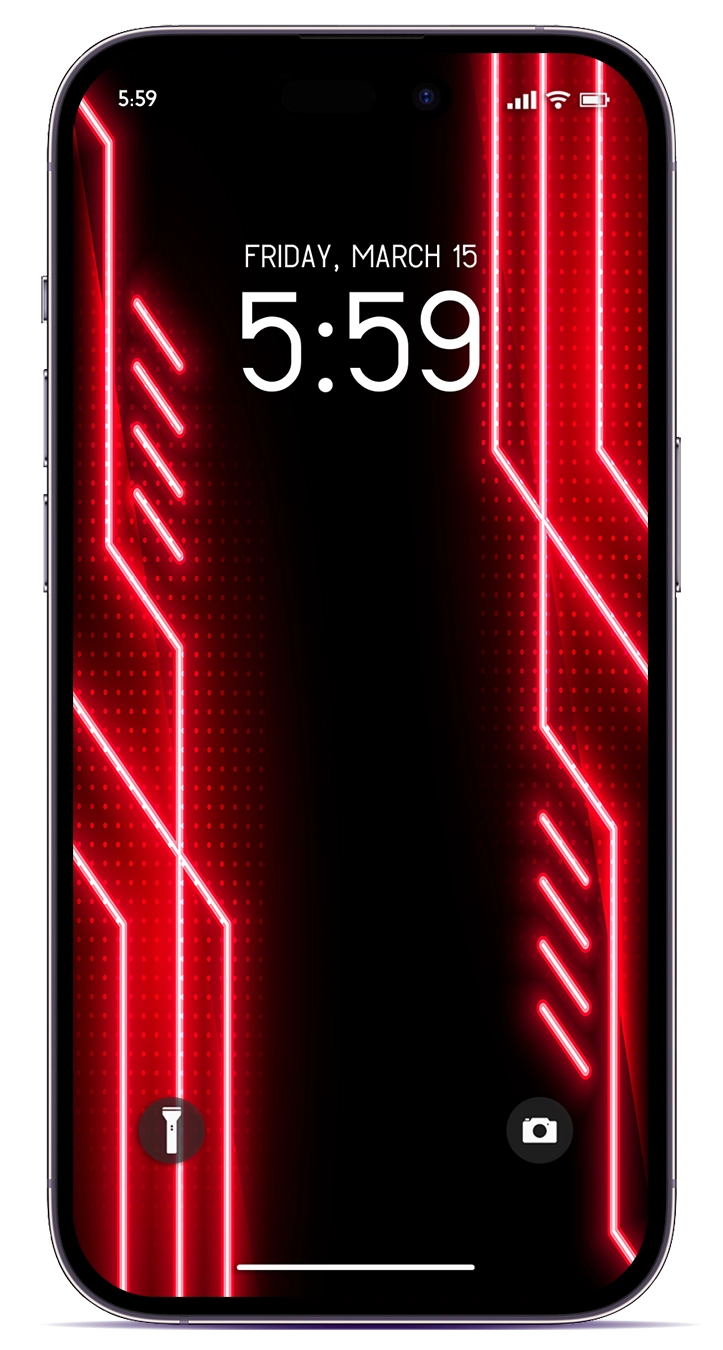 Download 4k Neon Iphone Leaves With Lights Wallpaper  Wallpaperscom
