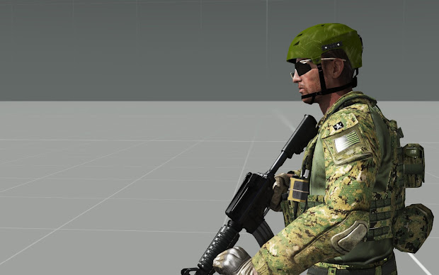 arma3へ様々な小物を追加するSpec 4 Vests MODでPt.Bravoヘルメットが開発中