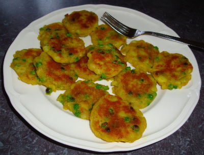 Image of Indian snack aaloo tikki