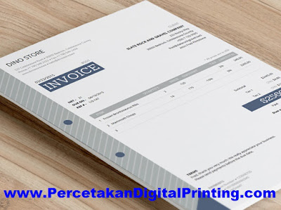 Contoh Contoh Desain INVOICE Dari Percetakan Digital Printing Terdekat