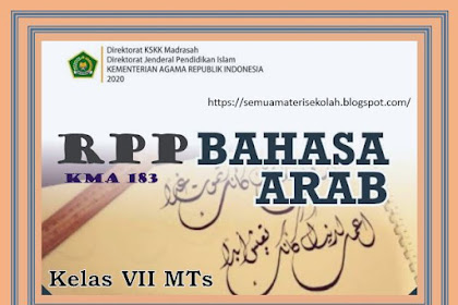 RPP Covid 19: Bahasa Arab Selembar Kelas VII MTS Daring dan Luring Sesuai KMA 183