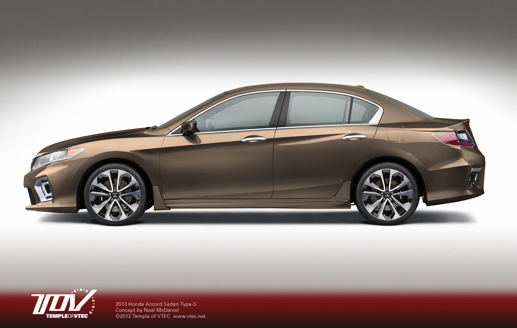 Based on the 2013 Honda Accord Coupe Concept this looks like a very real 