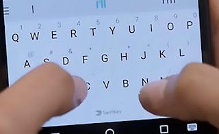 memperbesar tombol keypad dengan swiftkey