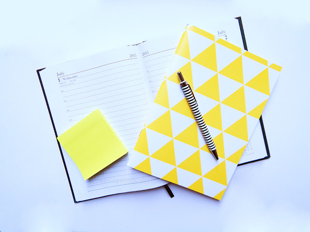 Note books on a blank background