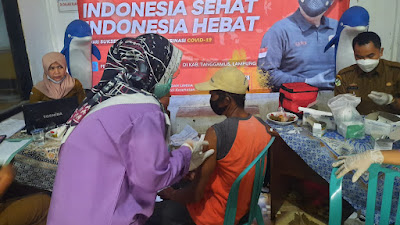 Binda Tanggamus Bersama Dinkes Lampung Gelar Vaskinasi Serentak