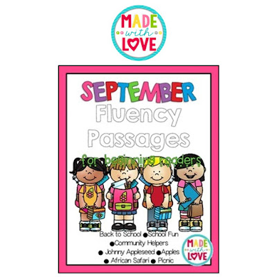 https://www.teacherspayteachers.com/Product/AugustSeptember-Fluency-Passages-Differentiated-1935288
