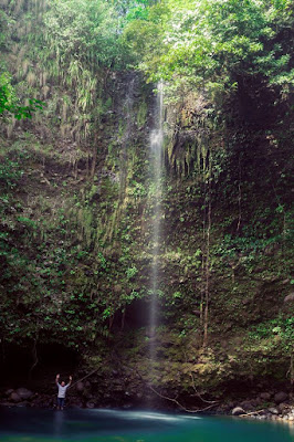 Vista de la cascada el choclón