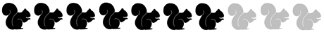 7 squirrels