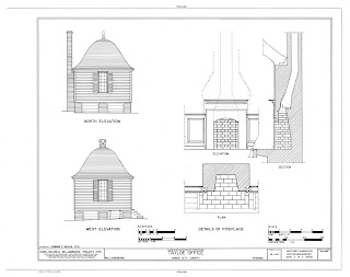 Tayloe Office elevations Colonial Williamsburg