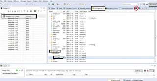 DDMS File Explorer storage