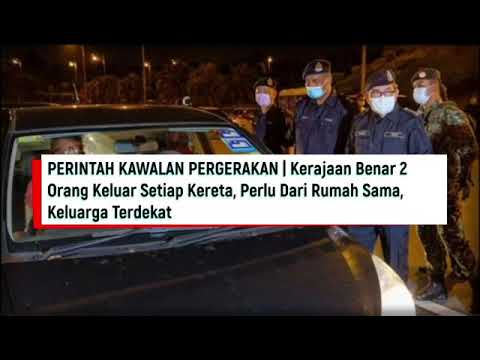 ALHAMDULILLAH! KERAJAAN BENAR 2 ORANG KELUAR SETIAP KERETA Namun ia perlulah dari rumah yang sama atau keluarga terdekat sahaja.