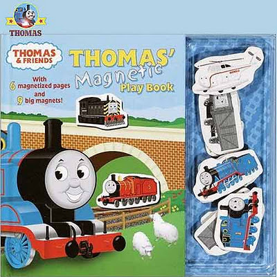 Magnetic kids playbook Thomas the train & Friends favorite characters hardcover 10 page 9 shapes