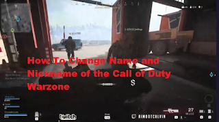 How to change name and nickname of the Call of Duty Warzone [work]