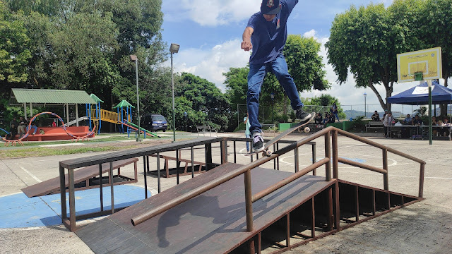 Primera competencia de skate previo a los juegos centroamericanos de skateboarding en El Salvador