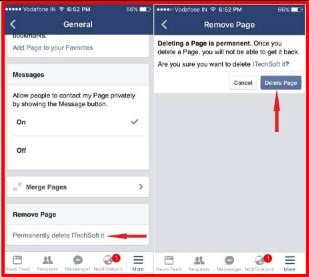 How to Delete Facebook Page