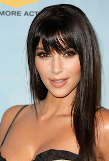 Kim Kardashian Straight Hairstyles