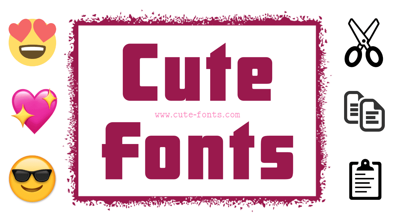 Sáng tạo phông chữ cute font generator symbols đáng yêu và phong cách