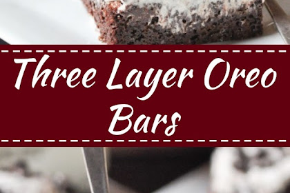 Three Layer Oreo Bars