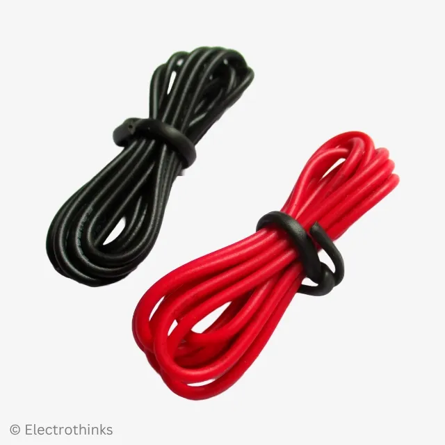 24 AWG Silicon Wire - Red & Black