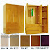 Tủ quần áo 3 cánh 3 ngăn WR3030 gỗ tự nhiên cao cấp xuất khẩu