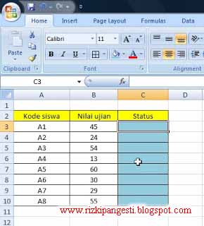 NRSP: Penggunaan Fungsi IF pada Microsoft Excel