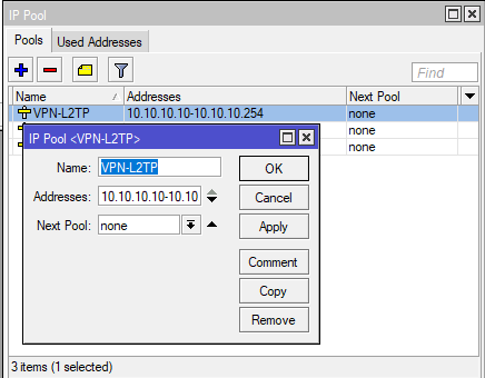 Membuat VPN Server di Mikrotik (L2TP) dengan encryption IPSec