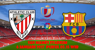 Prediksi Skor Athletic Bilbao vs Barcelona 6 Januari 2017
