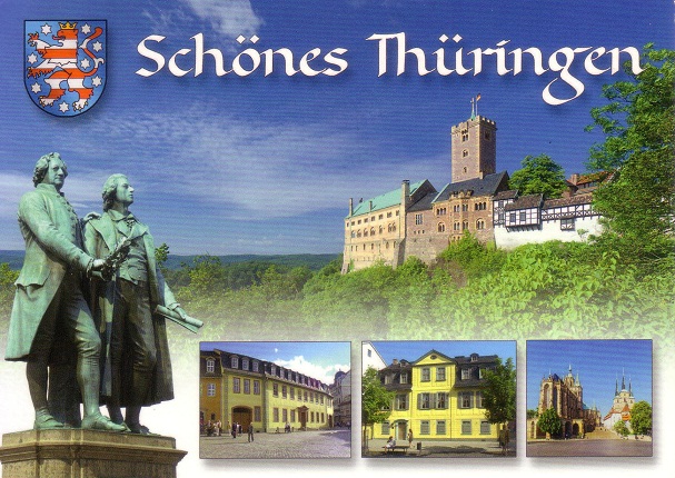 Old Postcard From Germany Limited Edition Stamps Collection