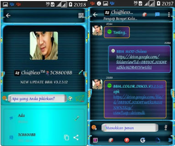 BBM Mod Color Disco Apk [BBM Mod Full Color] by chilex karawang