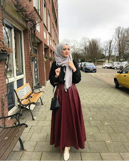 trend hijab casual muslimah