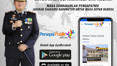 Saat Hari Pahlawan Kapolres Jember Ciptakan Sistem Persepsi Publik Online