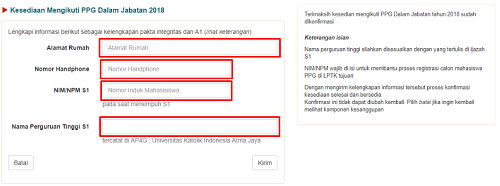 info kesediaan ppg