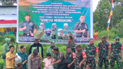 Tunjang Ekonomi Masyarakat, Kodim 1428/Mamasa Tebar Bibit Ikan Nila