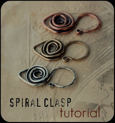 wire work jewelry clasp tutorial