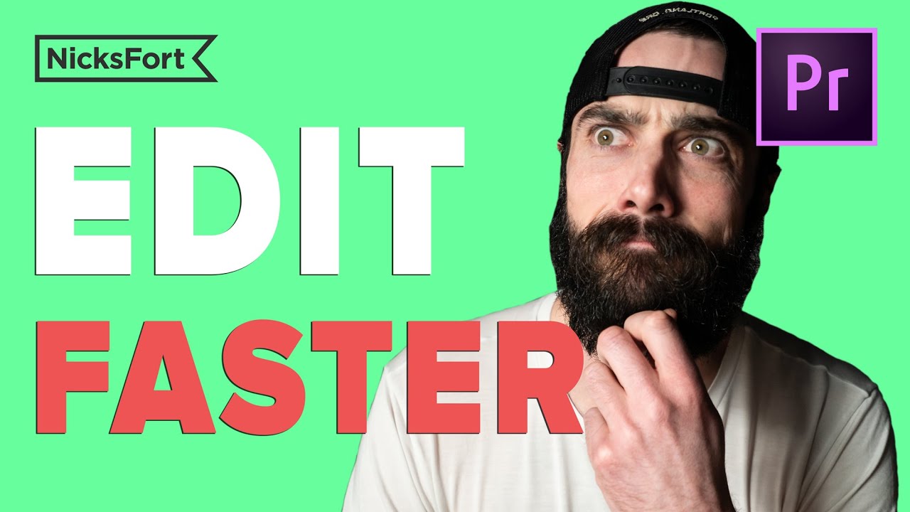 Premiere Pro: How to 10x Your Editing Speed (EDIT FASTER)