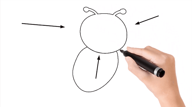 How To Learn & Draw A Bumble Bee. 